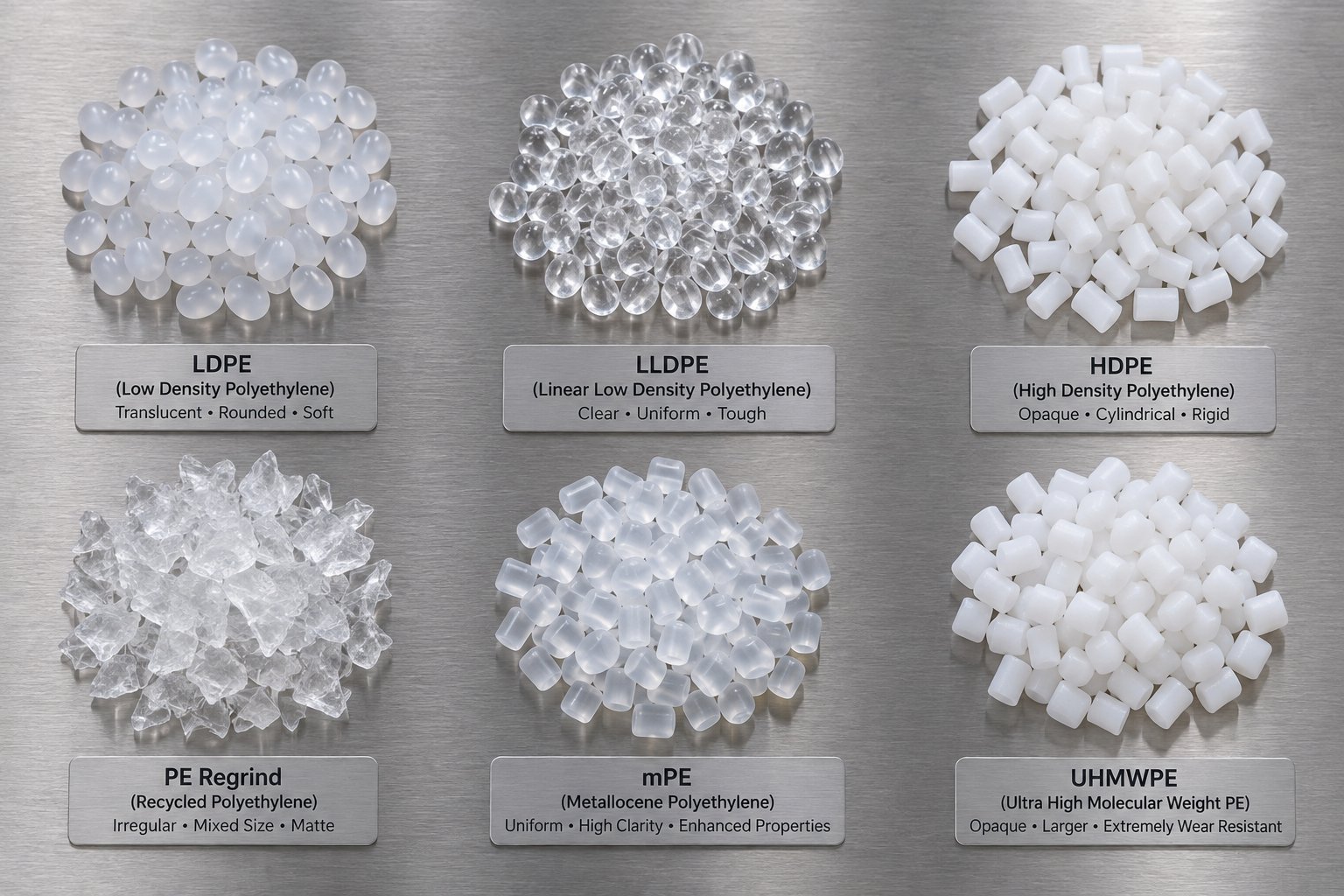 different polyethylene resin types each present unique processing behaviors and problem profiles during blown film extrusion