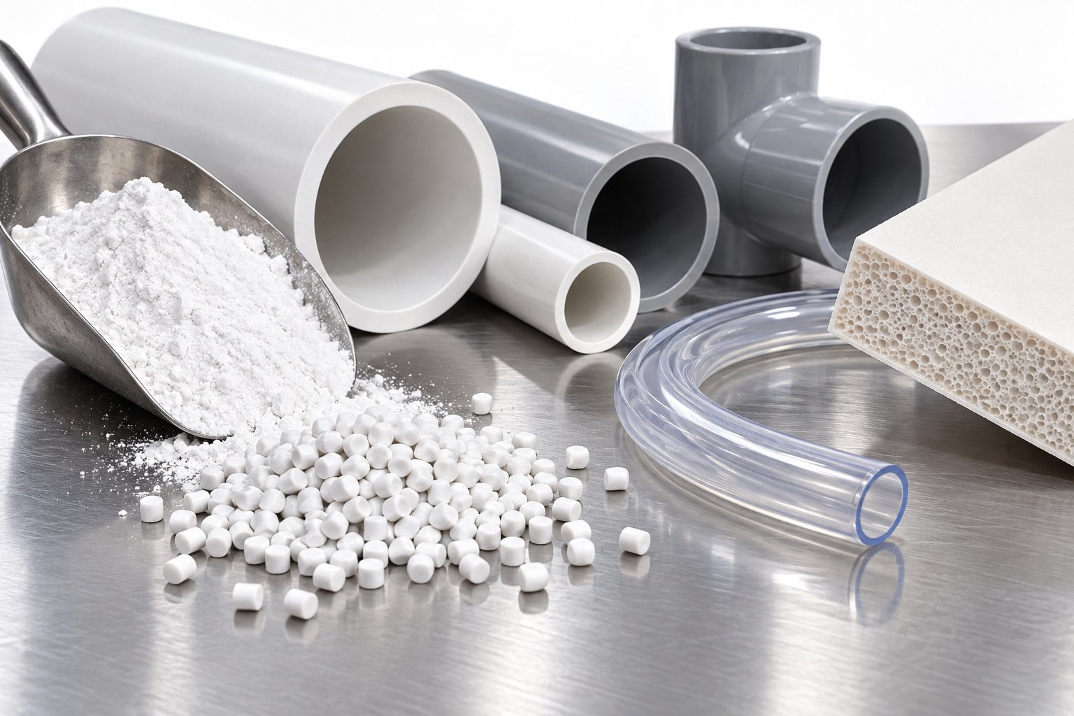 different pvc formulation types from rigid powder to flexible compound and foam board each require distinct extruder configurations