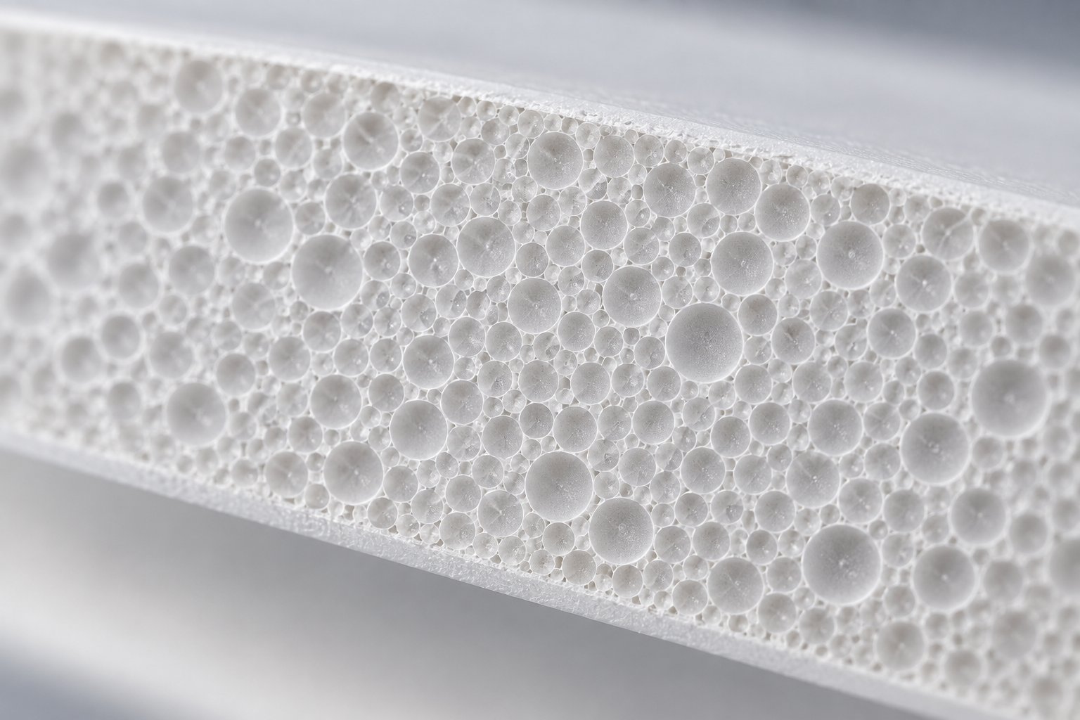 uniform closed cell foam structure inside a high quality pvc foam board