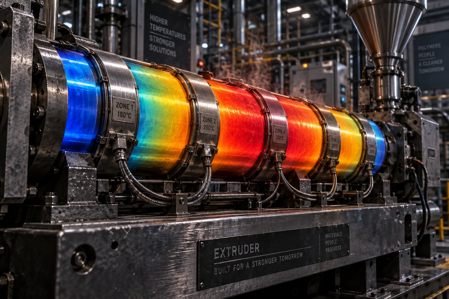 barrel thermal conductivity determines how precisely heating and cooling zones control melt temperature across the extrusion process