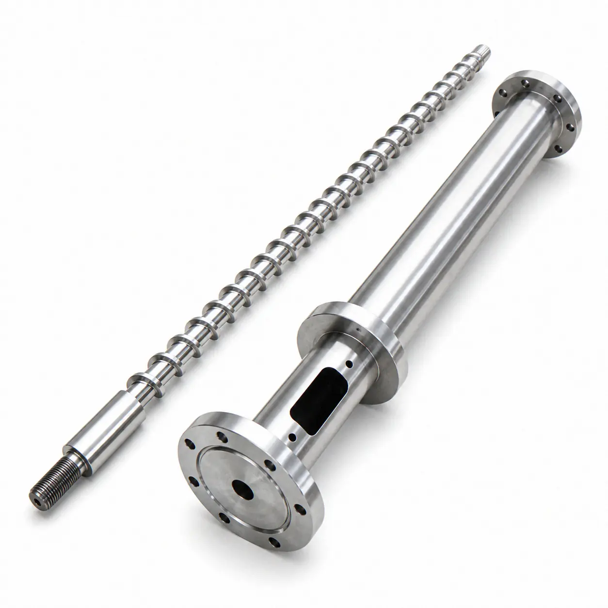 Single Screw manufactured by Nanhaiya for plastic extrusion and injection molding