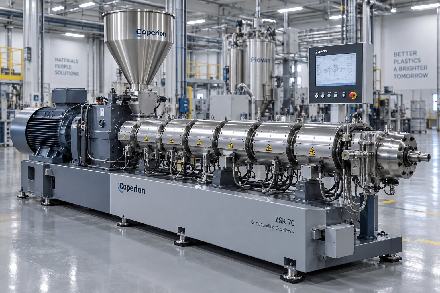 industrial single screw extruder on a modern production floor choosing the right manufacturer impacts quality uptime and total cost of ownership
