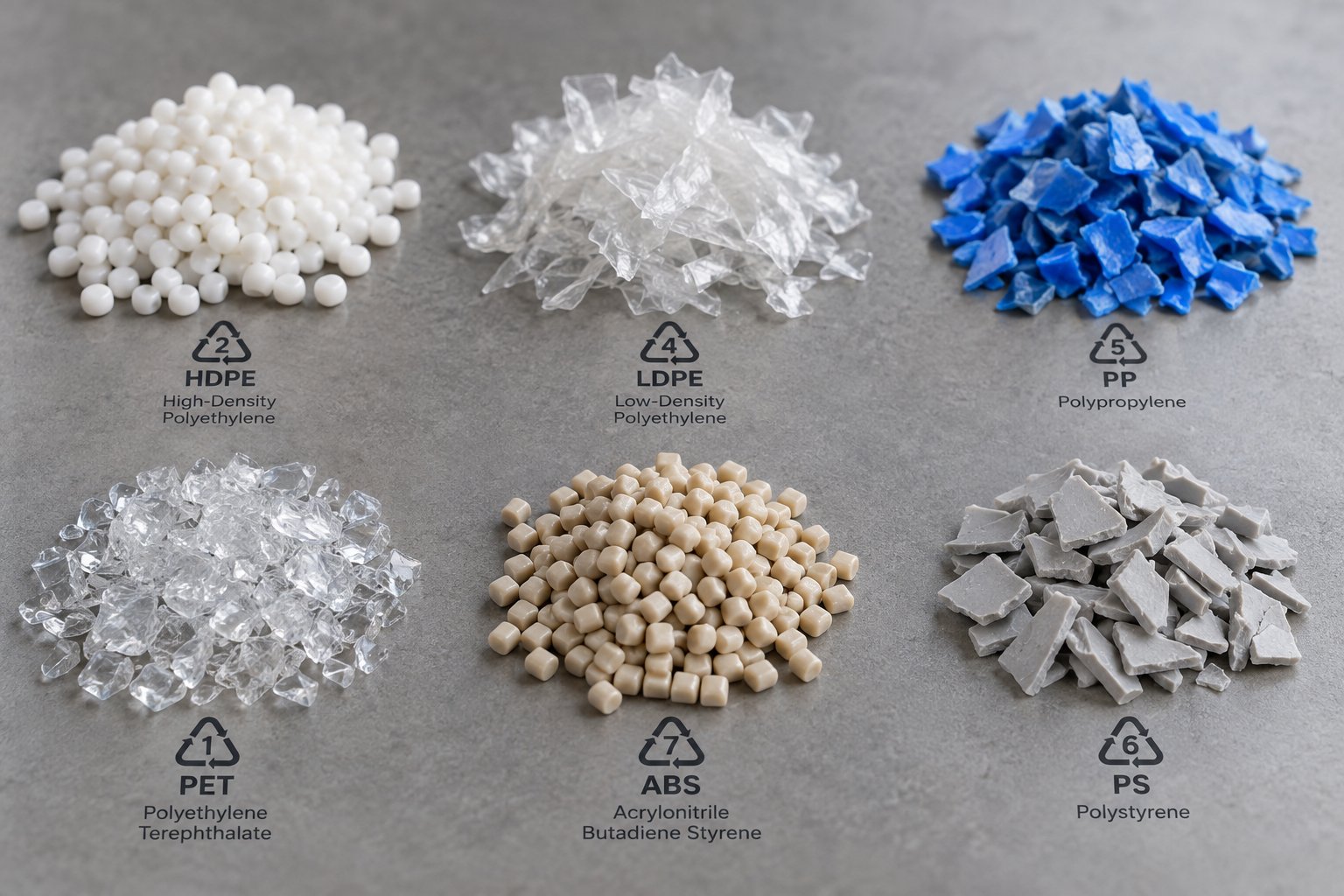 different recycled resin types each require tailored extruder settings for optimal pellet quality