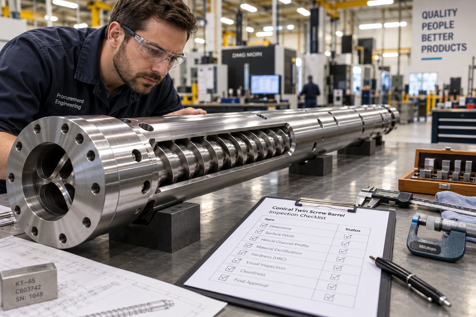 specifying pvc screw barrel requirements ensures proper metallurgy and geometry for each application