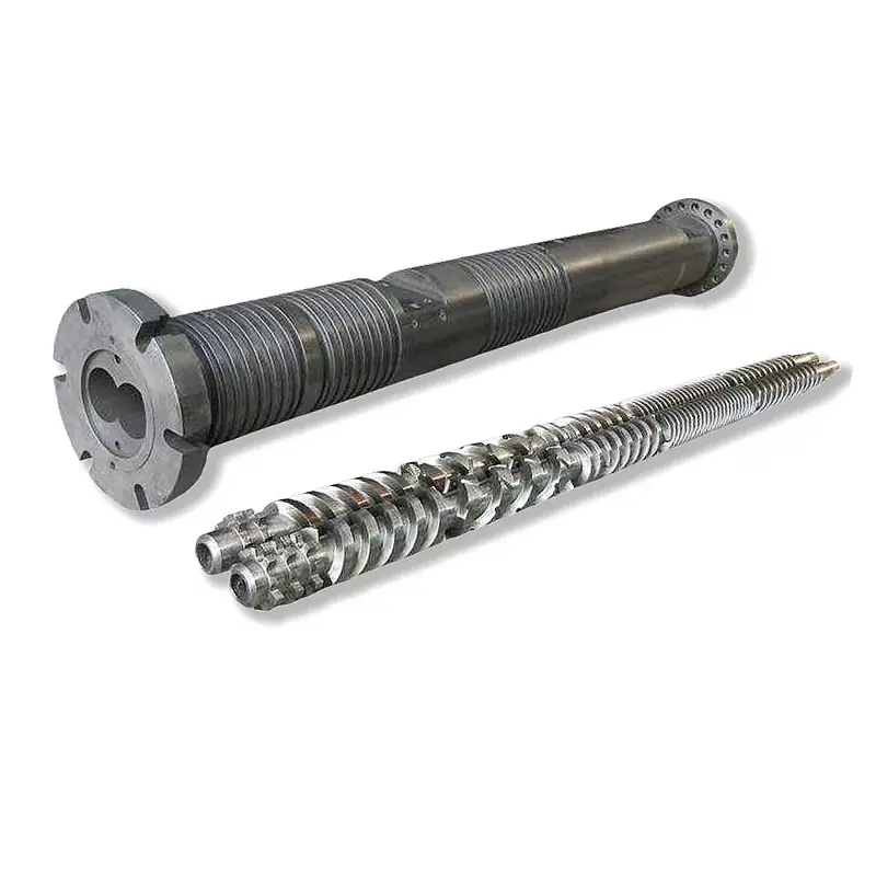 Screw barrel for PVC pipe extrusion