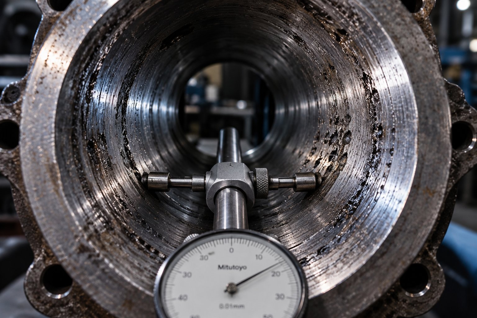 measuring bore diameter at regular intervals along the barrel length reveals wear patterns that process symptoms alone cannot pinpoint