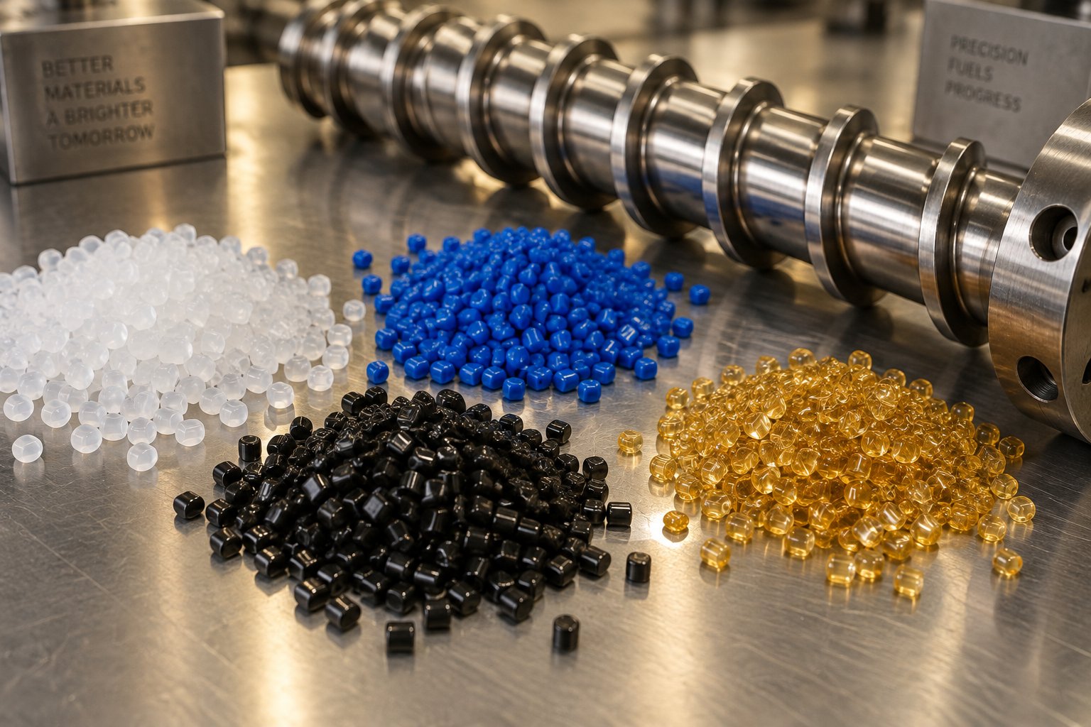 different plastic resins require distinct screw geometries and barrel linings for optimal processing performance